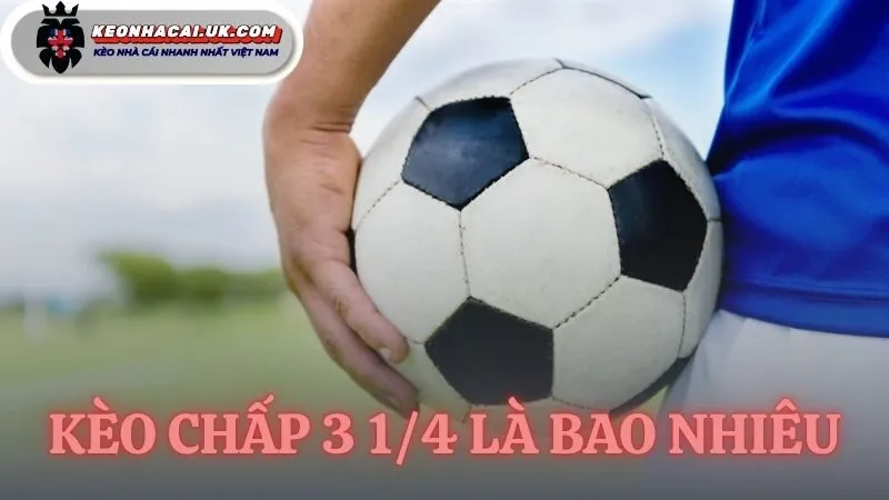 kèo chấp 3 1/4 là bao nhiêu